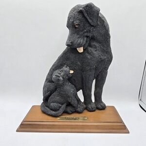 Shelf Images Dog Puppy Shelf Decor Black Lab Labrador Figi Graphics Vtg